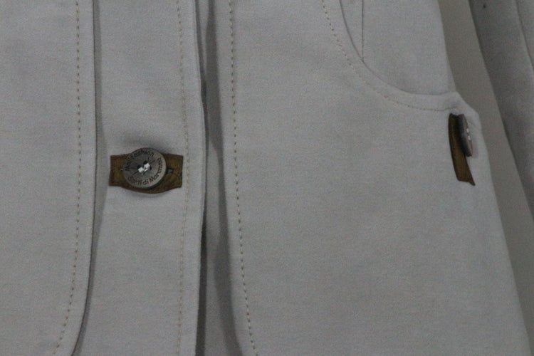 Giacca maremmana fustagno bianco artico modello "Violetta"