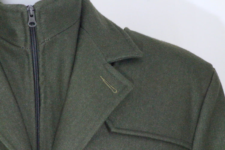 Giacca maremmana lana loden verde
