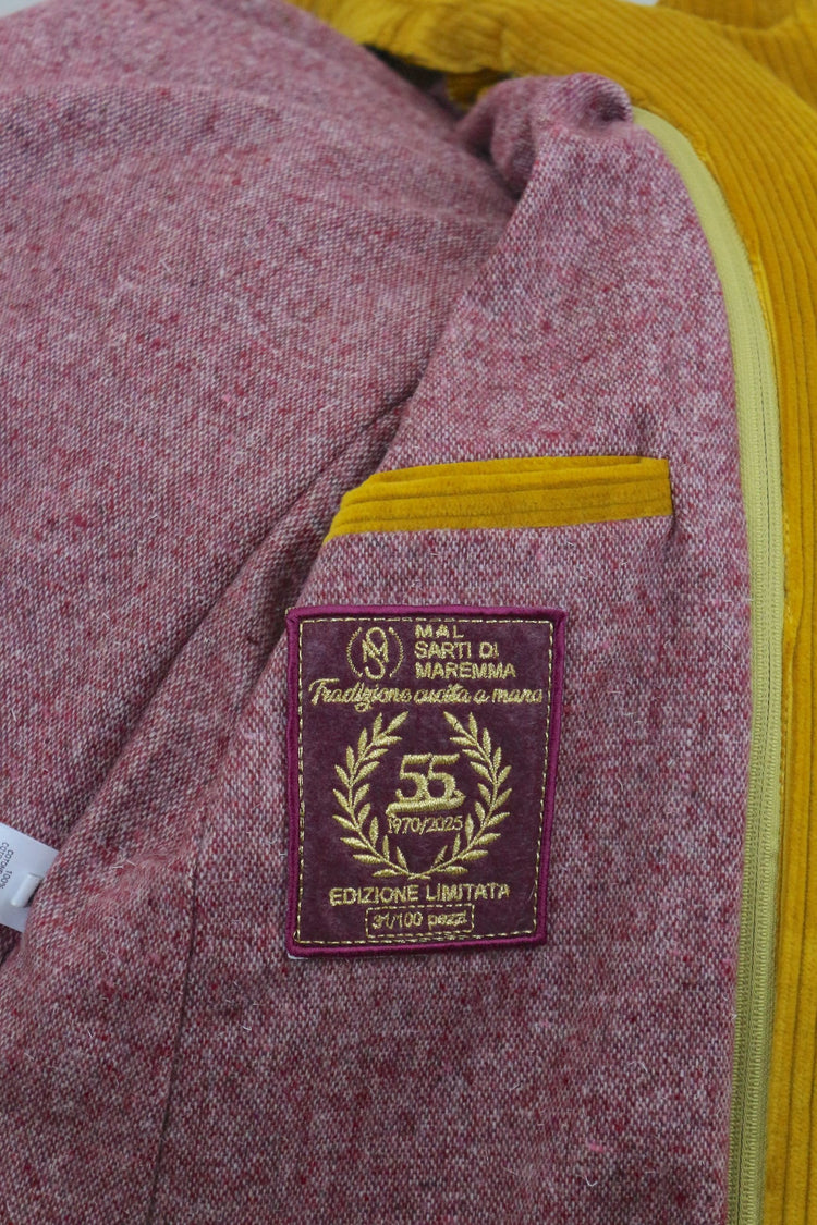 Giacca maremmana velluto senape - Edizione Limitata 55° anniversario