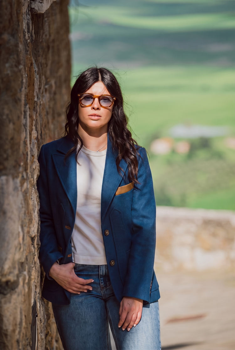 Giacca maremmana fustagno modello "Violetta"