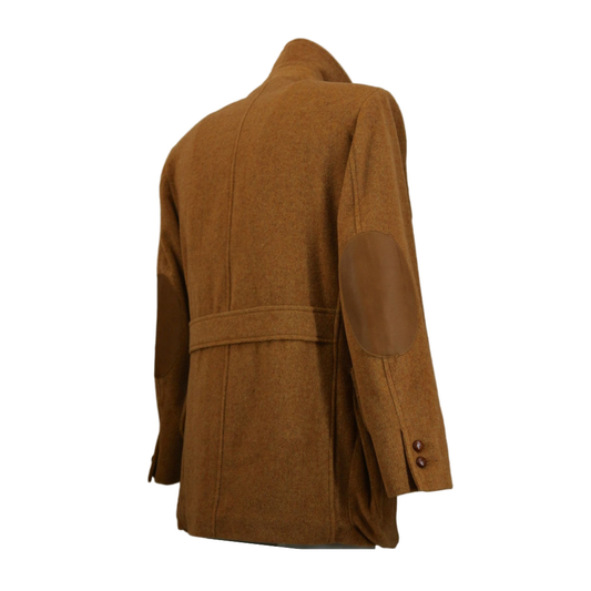 Giaccone lana arancio modello "Amiata"