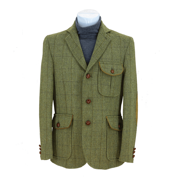 Giacca lana tweed modello "Buttero"
