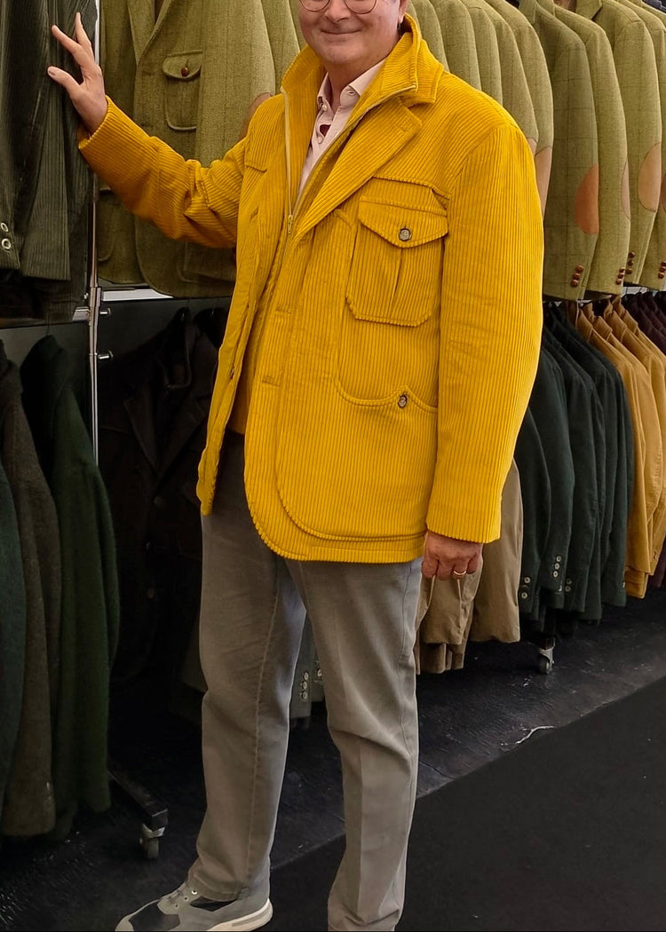 Giacca maremmana velluto senape - Edizione Limitata 55° anniversario