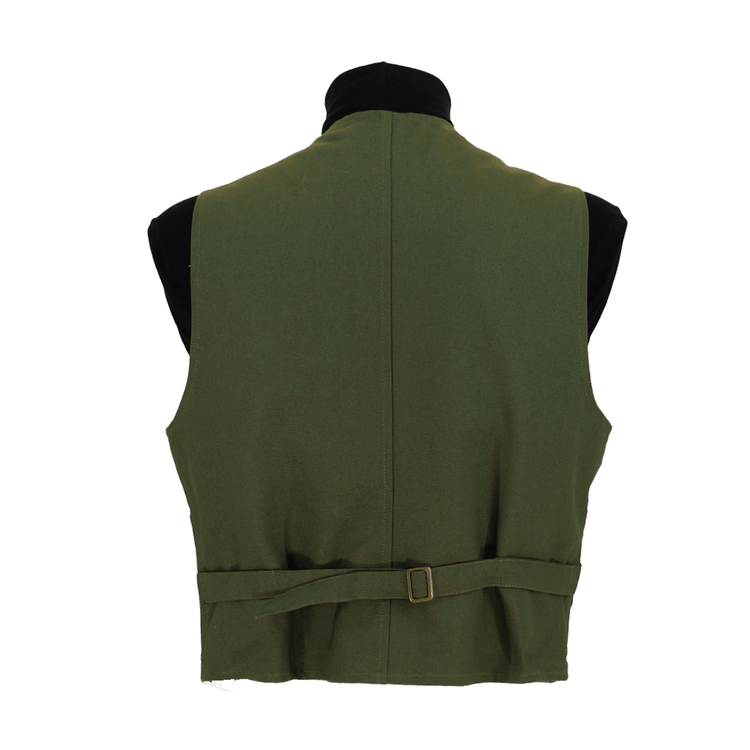 Gilè maremmano cotone massaua verde