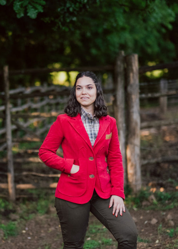 Giacca maremmana fustagno modello "Violetta"