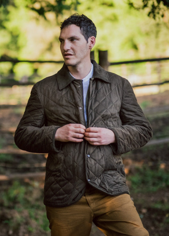 Giacca maremmana alcantara