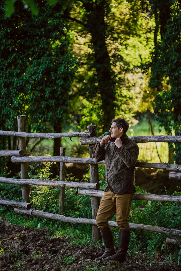 Giacca maremmana alcantara