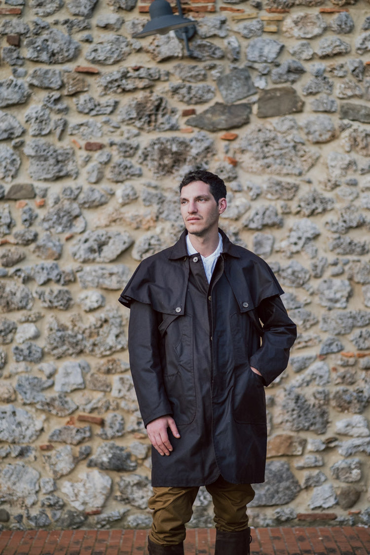 Mantella in cotone cerato - disponibile solo su ordinazione