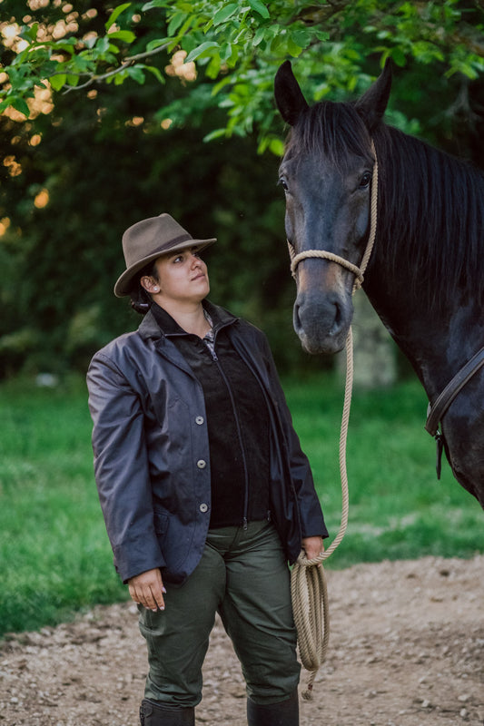 Giacca maremmana in cotone cerato - disponibile solo su ordinazione