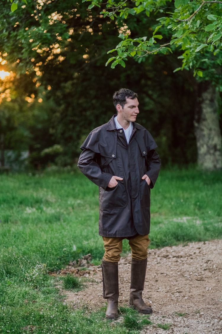 Mantella in cotone cerato - disponibile solo su ordinazione