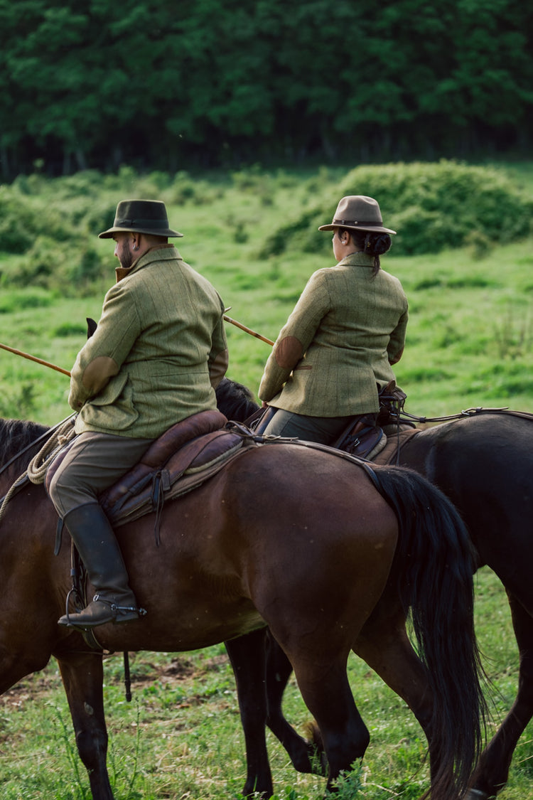 Giacca lana tweed modello "Viola"