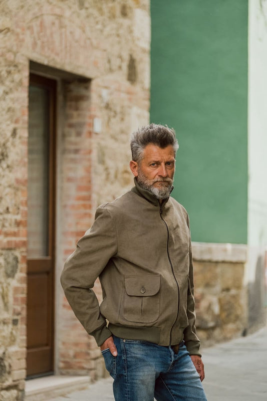 Giubbotto in cotone modello "polo"