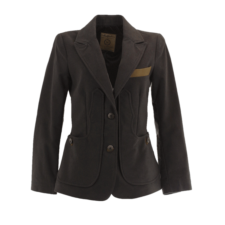 Violetta cotone testa di moro e rifiniture in pelle