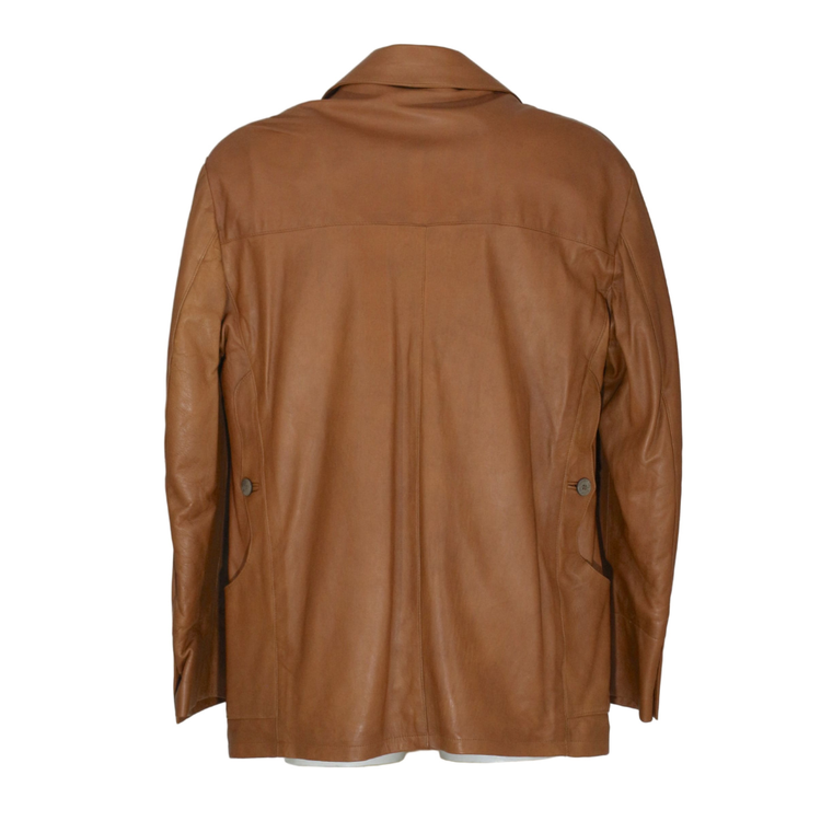 Giacca maremmana in nappa cuoio