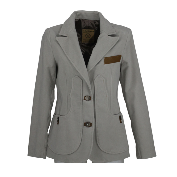 Giacca maremmana fustagno bianco artico modello "Violetta"