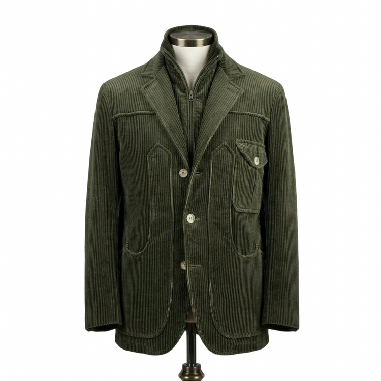 Maremmana green fustian jacket