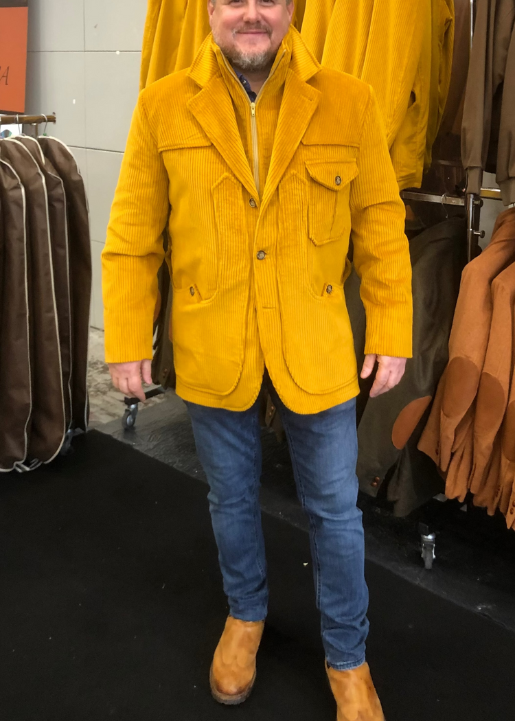 Giacca maremmana velluto senape - Edizione Limitata 55° anniversario