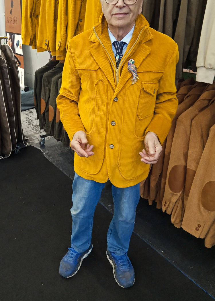 Giacca maremmana velluto senape - Edizione Limitata 55° anniversario