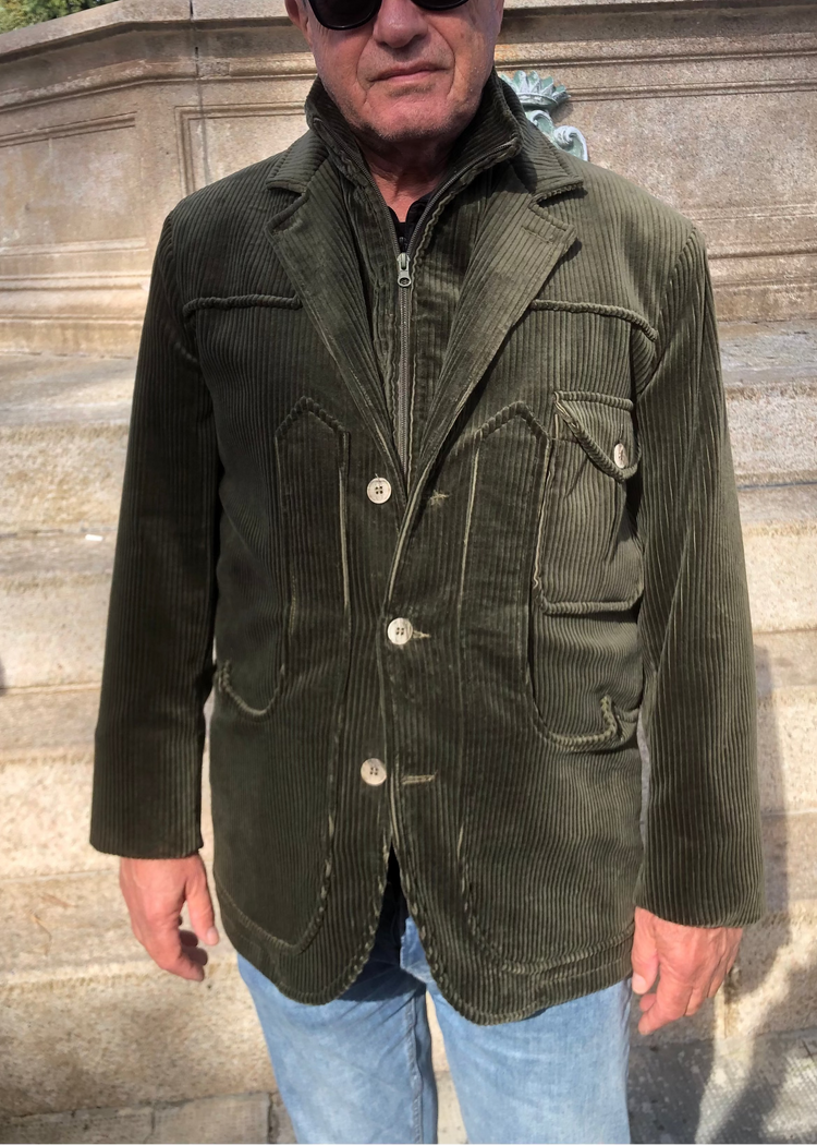 Giacca maremmana velluto verde - Edizione Limitata 55° anniversario