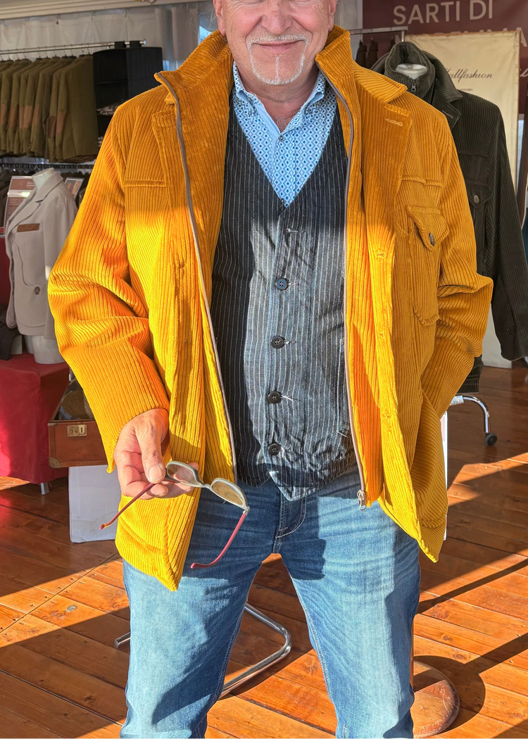 Giacca maremmana velluto senape - Edizione Limitata 55° anniversario