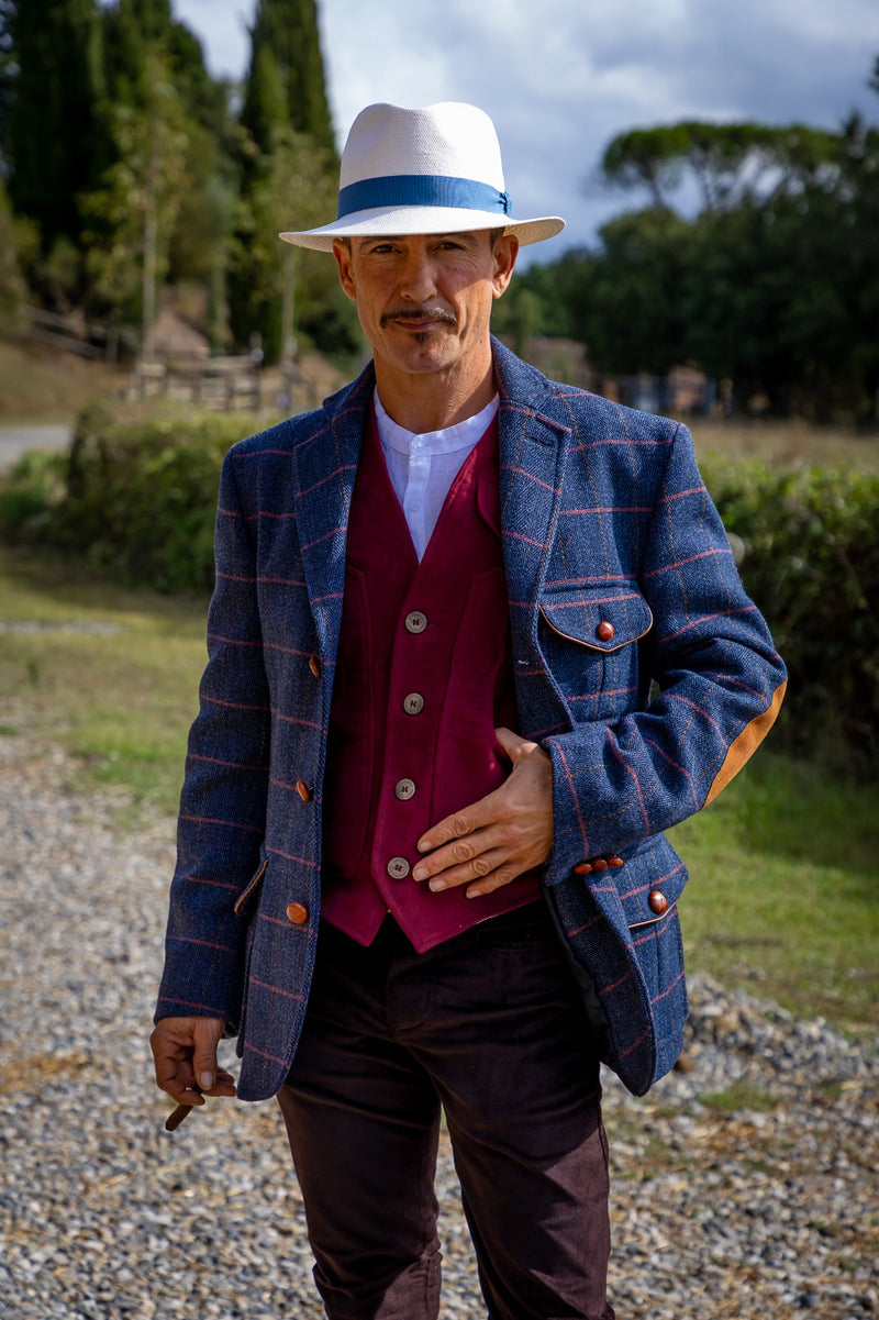 "Buttero" model wool tweed jacket