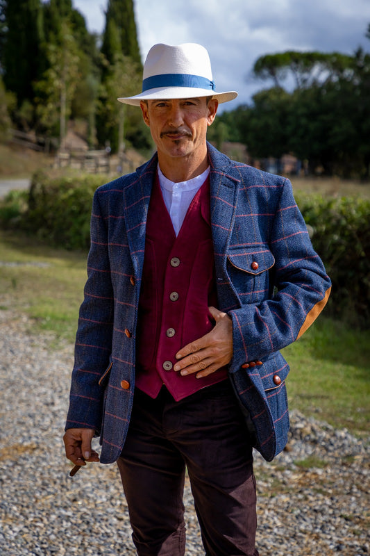 "Buttero" model wool tweed jacket