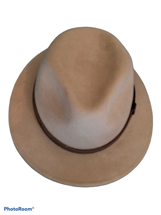 Cappello feltro beige