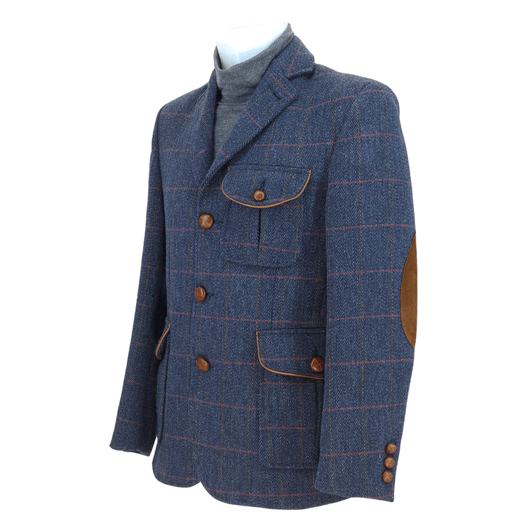 Giacca lana tweed modello "Buttero"