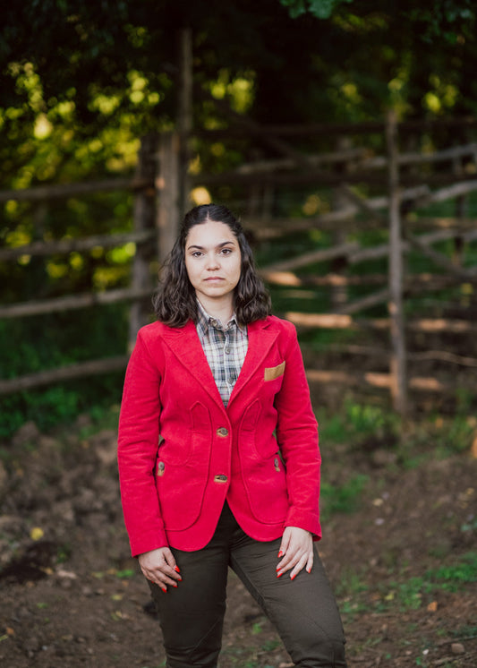 Giacca maremmana fustagno modello "Violetta"