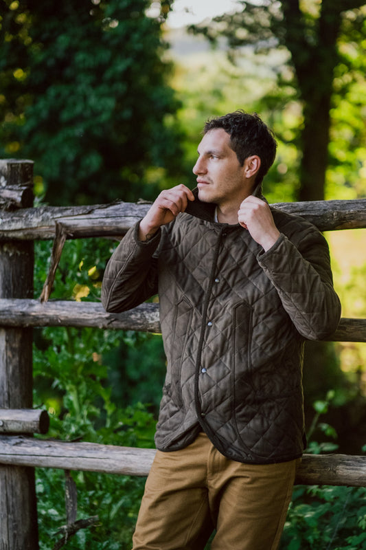 Giacca maremmana alcantara