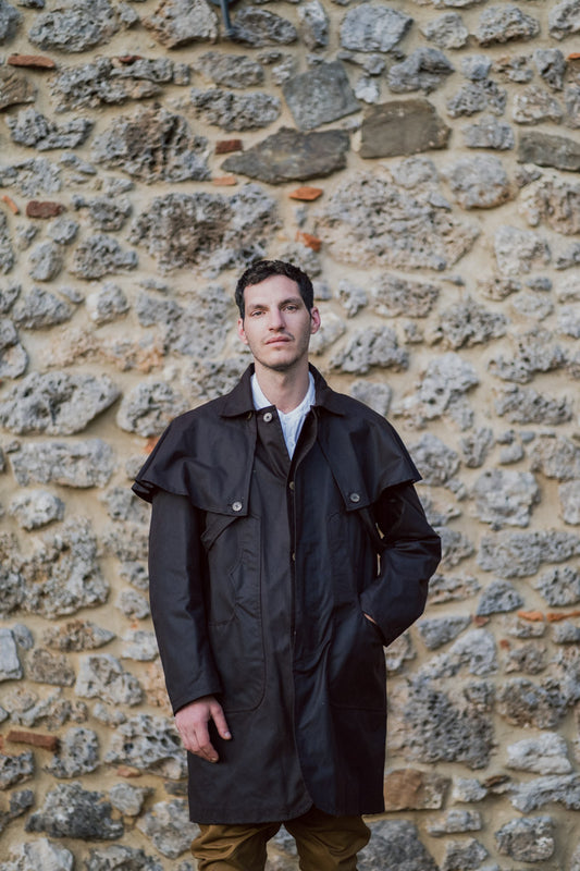 Mantella in cotone cerato - disponibile solo su ordinazione