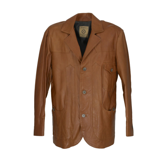 Giacca maremmana in nappa cuoio